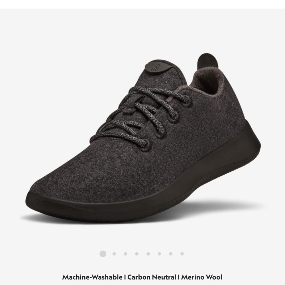 Women’s black wool runners